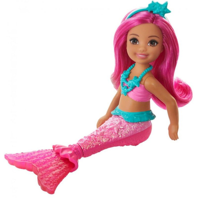 Barbie Dreamtopia Chelsea sellő Pink hajú