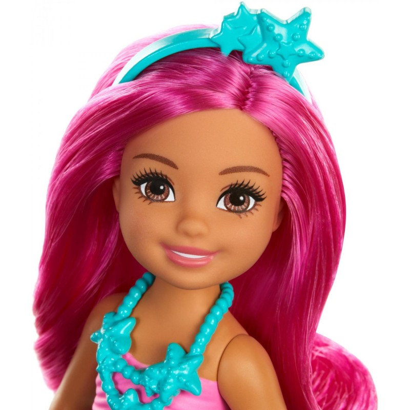 Barbie Dreamtopia Chelsea sellő Pink hajú