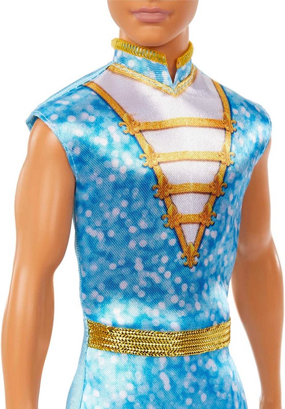 Barbie Dreamtopia Herceg - Kék ruhás király arany koronával