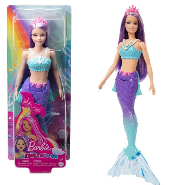 Barbie Dreamtopia Sellő - Lila Hajú (2022.)