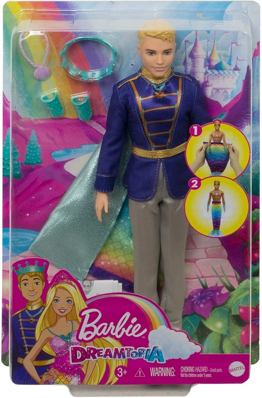 Barbie Dreamtopia Átváltozó Sellő Herceg