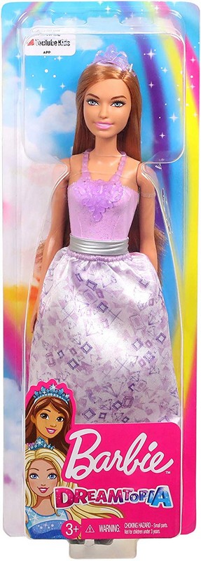 Barbie Dreamtopia hercegnő barna hajú
