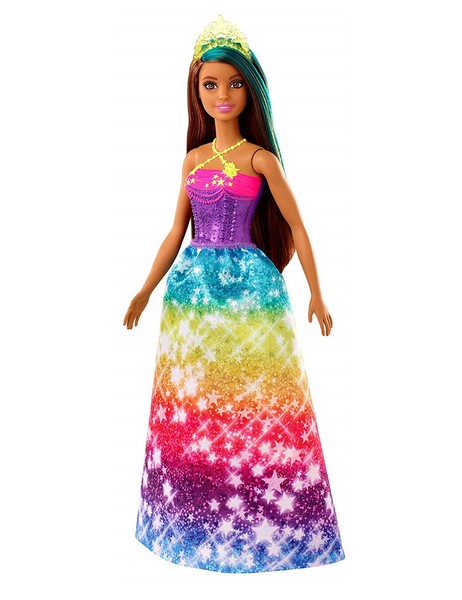 Barbie Dreamtopia hercegnők Barna-kék hajú