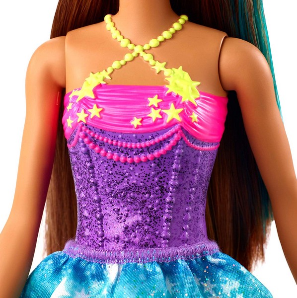 Barbie Dreamtopia hercegnők Barna-kék hajú