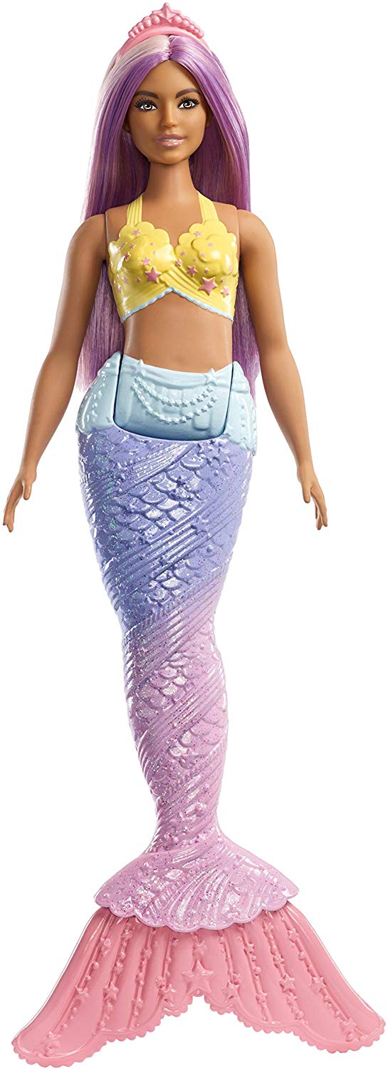 Barbie Dreamtopia sellők lila hajú