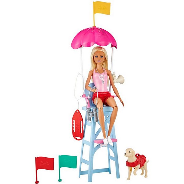 Barbie Edző Játékszett - Vízi Mentő Szett