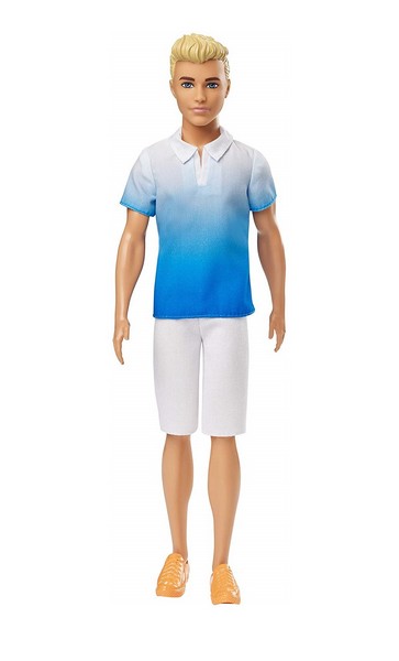 Barbie Fashionista barátok fiú baba Galléros pólóban