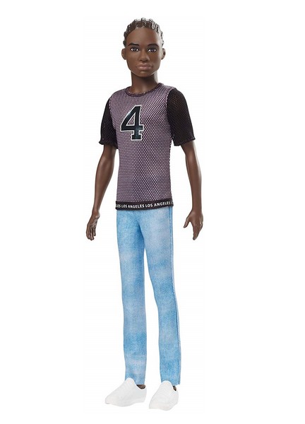 Barbie Fashionista barátok fiú baba farmer nadrágban