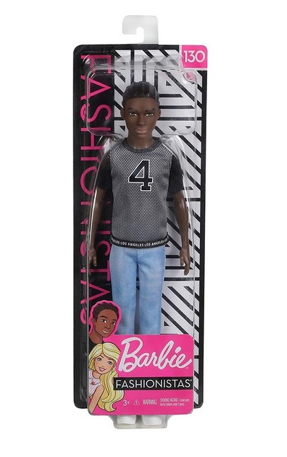 Barbie Fashionista barátok fiú baba farmer nadrágban