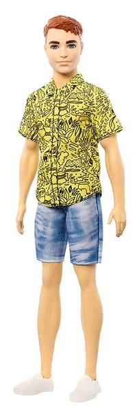 Barbie Fashionista barátok fiú baba - vörös hajú