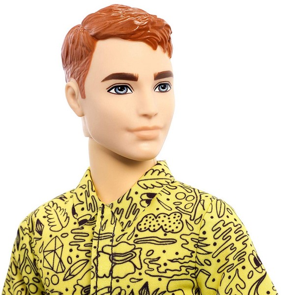 Barbie Fashionista barátok fiú baba - vörös hajú