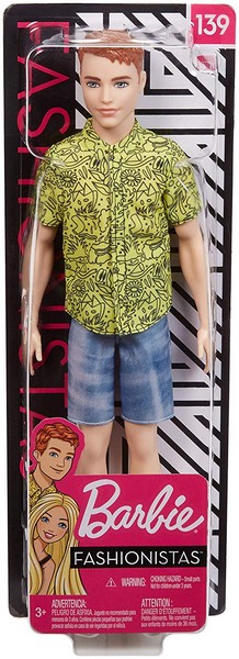 Barbie Fashionista barátok fiú baba - vörös hajú