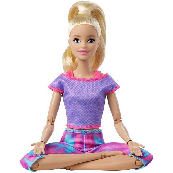 Barbie Hajlékony Jógababa Lila Ruhában