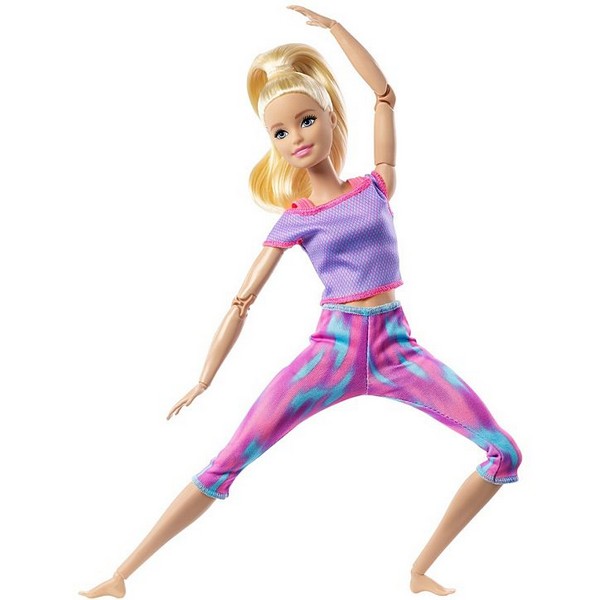 Barbie Hajlékony Jógababa Lila Ruhában