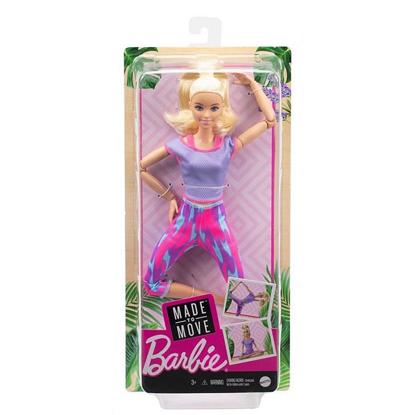 Barbie Hajlékony Jógababa Lila Ruhában