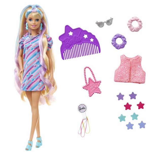 Barbie Totally Hair Baba - Csillag