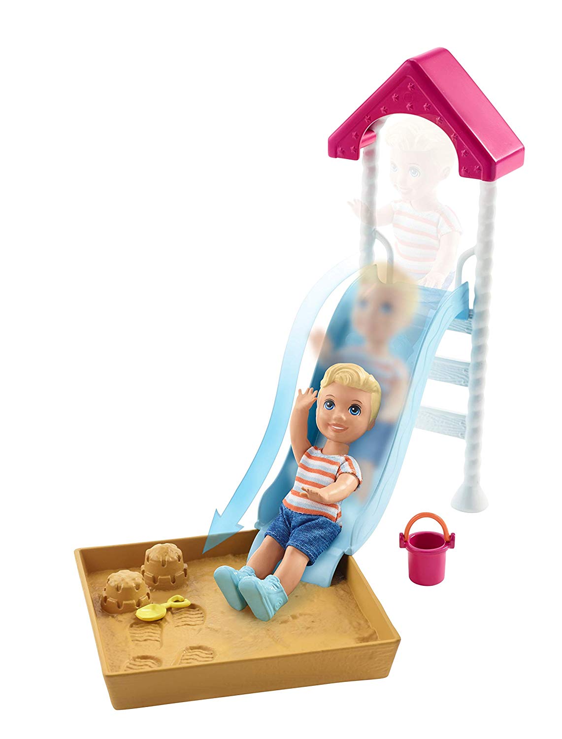 Barbie bébiszitter kiegészítő szett Játszótér