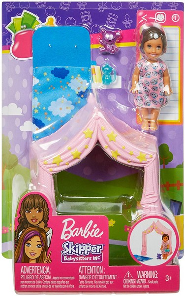 Barbie bébiszitter kiegészítő szett Pizsama parti