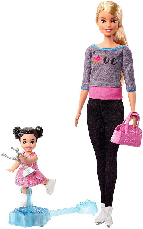 Barbie edző karrier játékszett - Jégkorcsolya