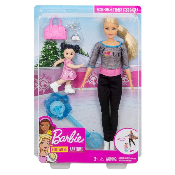 Barbie edző karrier játékszett - Jégkorcsolya