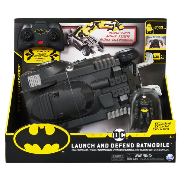 Batman Indíts és védekezz Távirányítós autó figurával