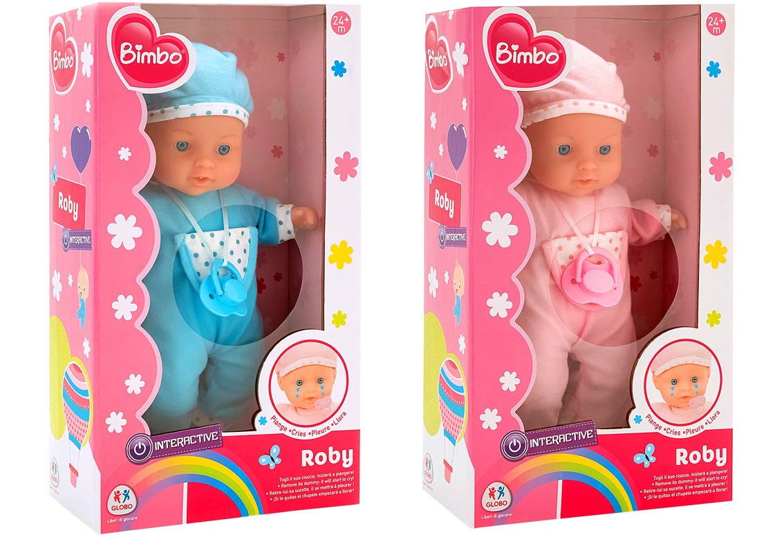 Bimbo sírós baba cumival 30 cm, 2 féle