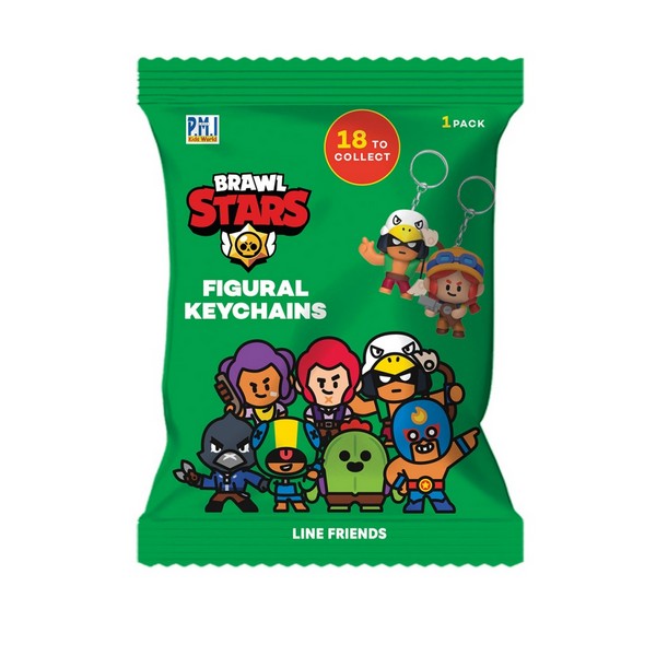 Brawl Stars Meglepetés Kulcstartós Figura Tasakban