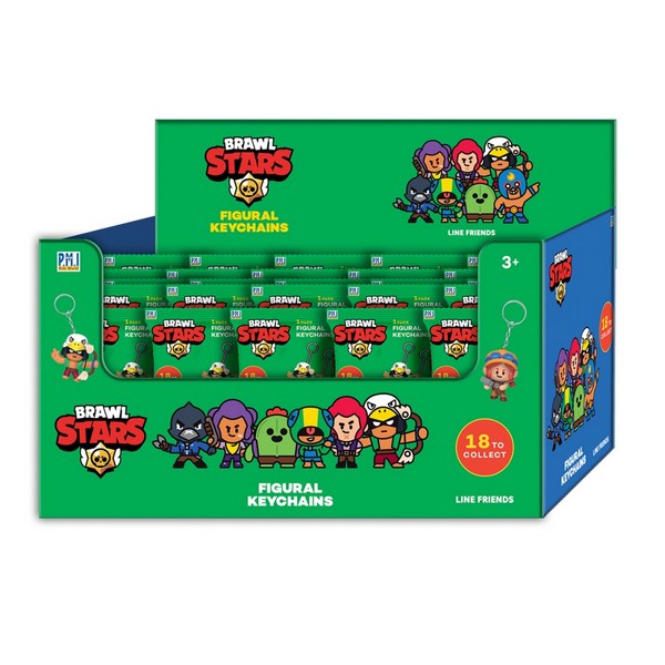 Brawl Stars Meglepetés Kulcstartós Figura Tasakban