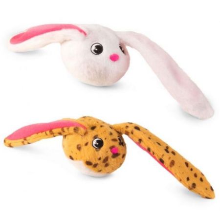 Bunnies Lógj velem nyuszi párban Barna pöttyös és fehér