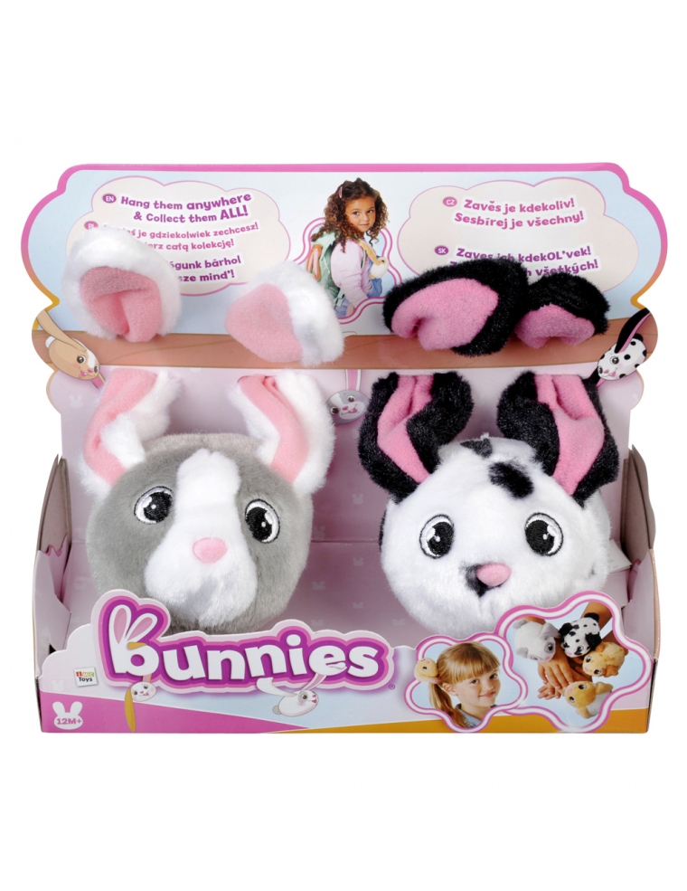 Bunnies Lógj velem nyuszi párban Szükre és pöttyös