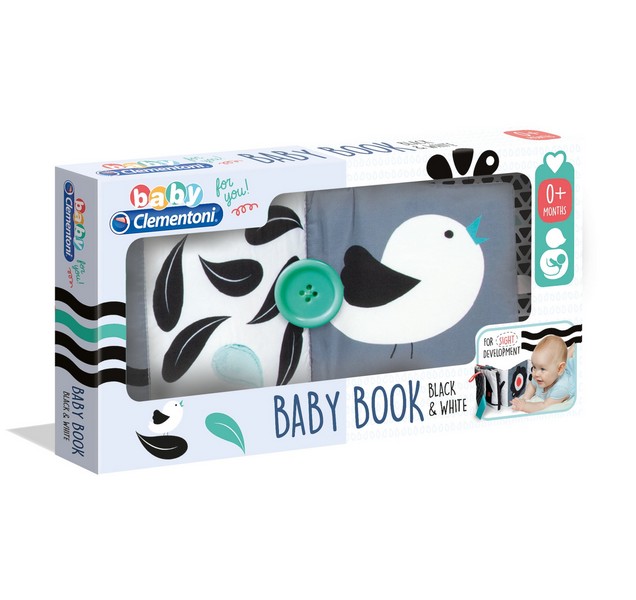 Clementoni Baby Fekete-fehér Baba Könyv