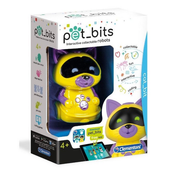 Clementoni Pet Bits Interaktív robot cica