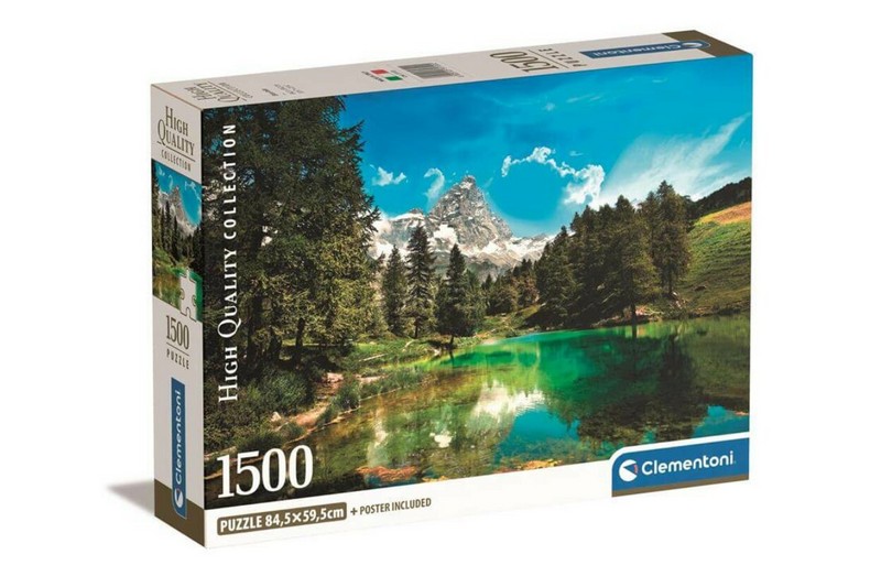 Clementoni Puzzle 1500 db HQC - Blue Lake (kompakt doboz)