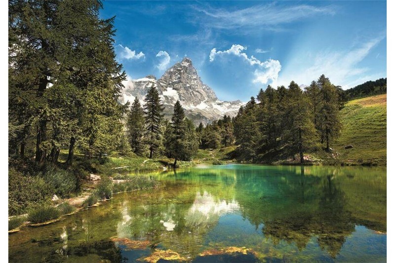 Clementoni Puzzle 1500 db HQC - Blue Lake (kompakt doboz)