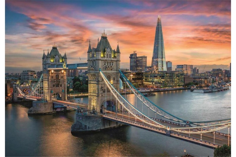 Clementoni Puzzle 1500 db HQC - London Twilight (kompakt doboz)