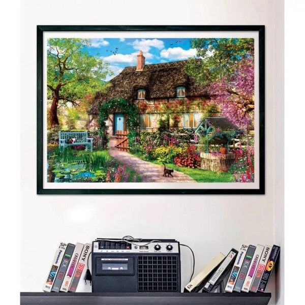Clementoni Puzzle 1000 db HQC - The Old Cottage (kompakt doboz)