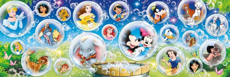 Clementoni Puzzle 1000 db-os Panoráma -Disney klasszikusok