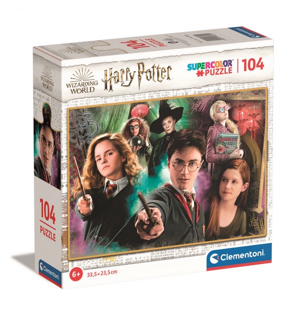 Clementoni Puzzle 104 db-os SuperColor - Harry Potter szereplők