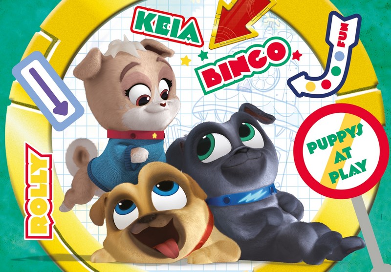 Clementoni Puzzle 104 db-os SuperColor - Kutyapajtik