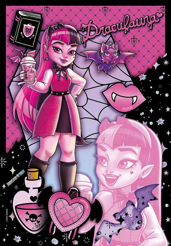 Clementoni Puzzle 150 db - Monster High Koporsó Draculaura