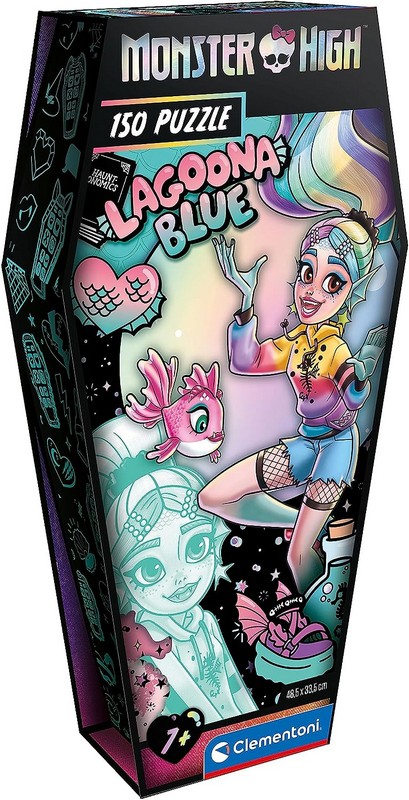 Clementoni Puzzle 150 db - Monster High Koporsó Lagoona Blue