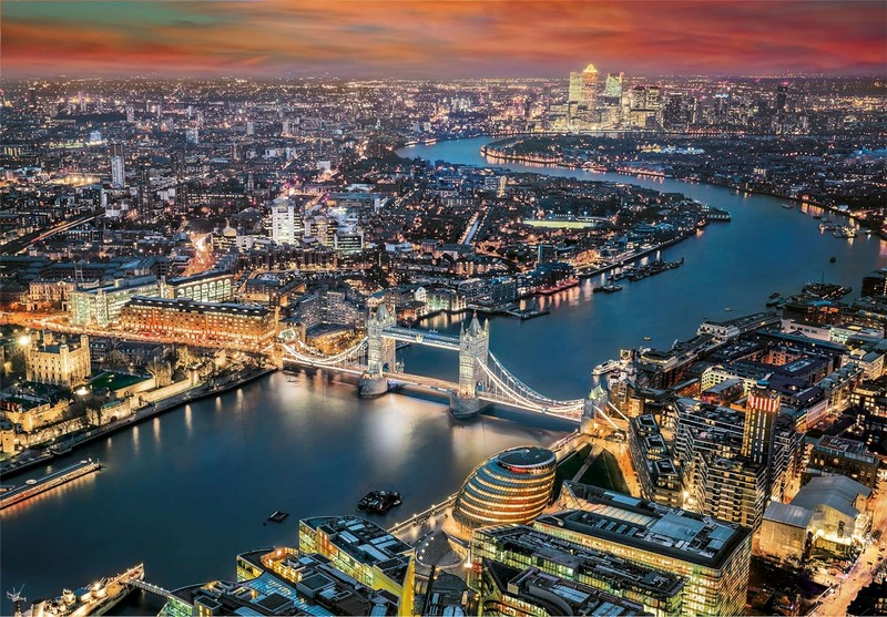 Clementoni Puzzle 2000 db HQC - London Aerial View