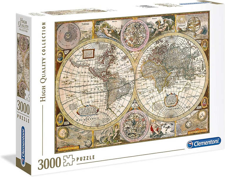 Clementoni Puzzle 3000 db HQC - Old Map
