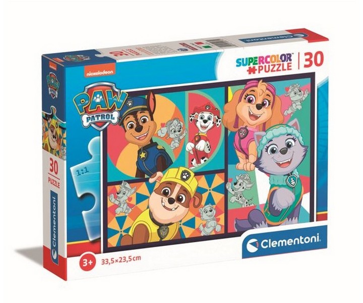 Clementoni Puzzle 30 db Supercolor - Mancs őrjárat