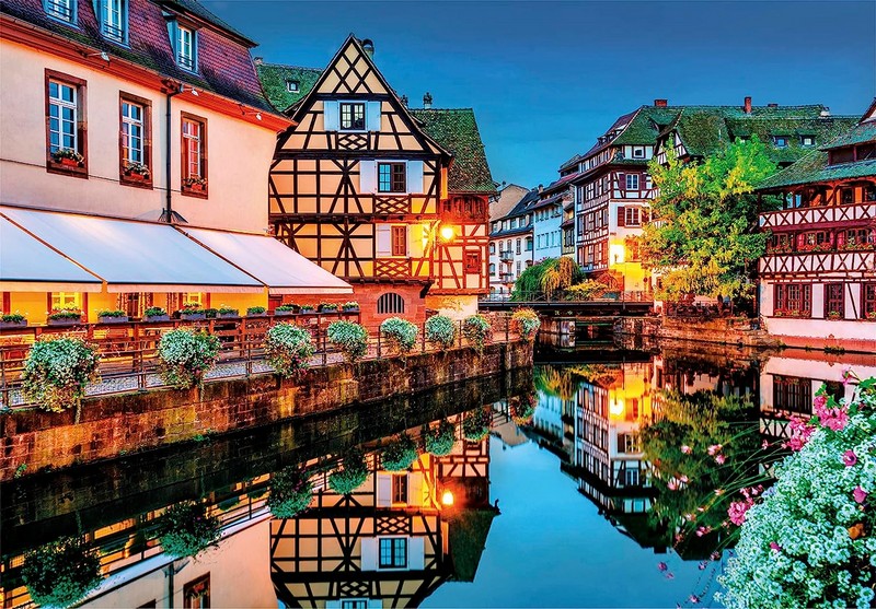 Clementoni Puzzle 500 db HQC - Strasbourg Old Town