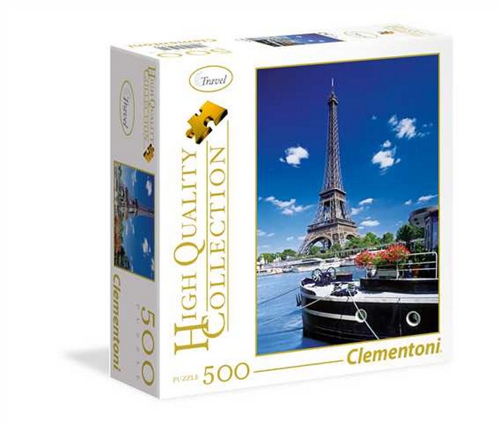 Clementoni Puzzle 500 db-os HQC -Romantikus sétány Párizsban