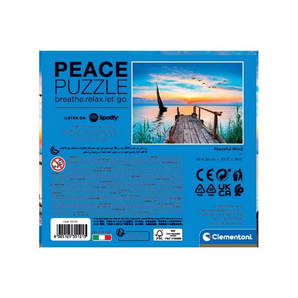 Clementoni Puzzle 500 db-os Peace puzzle - Erdei tó