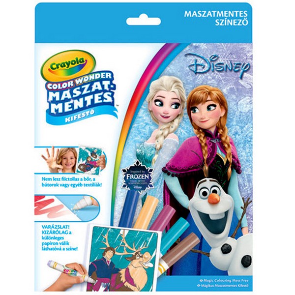 Crayola Color Wonder Maszatmentes kifestő Jégvarázs
