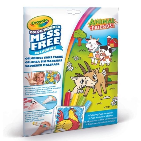Crayola Color Wonder Állatok a tanyán maszatmentes kifestő
