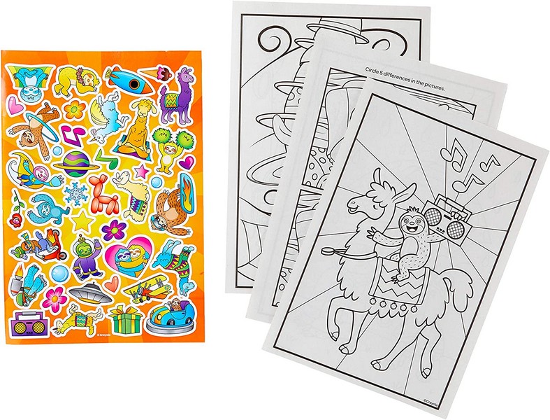 Crayola Lajhár és Láma Színező